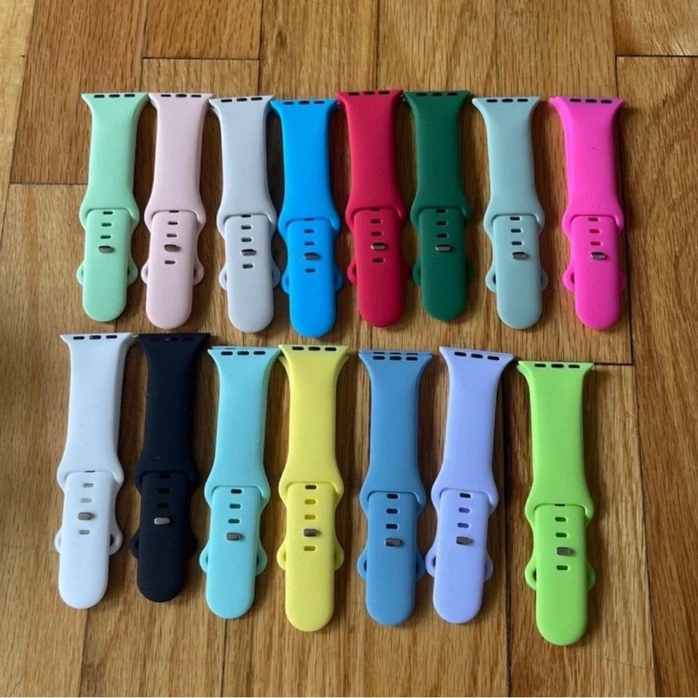 Colorful Silicone Watch Bands for Smartwatches